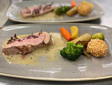 Menu gastronomique 4 étapes - Château du Bost