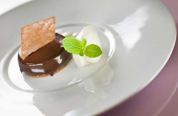 Plat du Restaurant Le Château du Bost